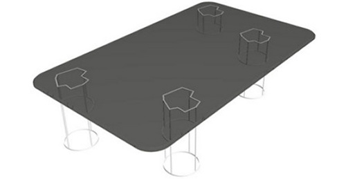 Asteroids Table (Image courtesy Mostly This)