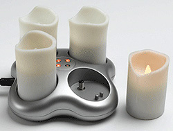 Rechargeable Outdoor Candles (Image courtesy Home Infatuation)