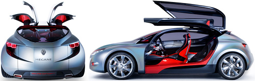 Renault M�©gane Coup�© Concept (Images courtesy Renault)