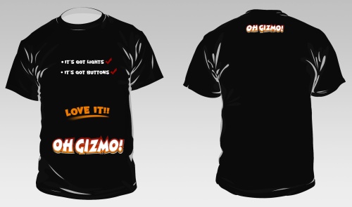 Black T, with \"Love It!\"
