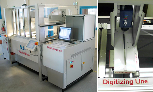 Digitizing Line DL 3000 (Images courtesy 4DigitalBooks)
