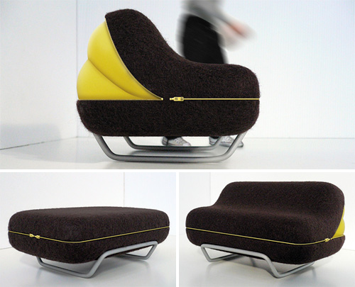 Eclosion Pump Up Sofa (Images courtesy Olivier Gregoire)