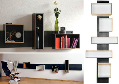 magnetique Magnetique Shelves (Images courtesy Nils Holger Moormann)