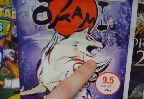 okami cover displays IGN logo
