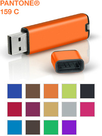 PANTONE Flash Drives (Images courtesy PANTONE)