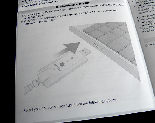 Pinnacle PCTV HD Pro Stick (Image property of OhGizmo!)