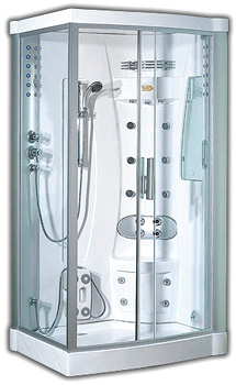 Pure Satin Steam Shower (Image courtesy The Shower Company.com)