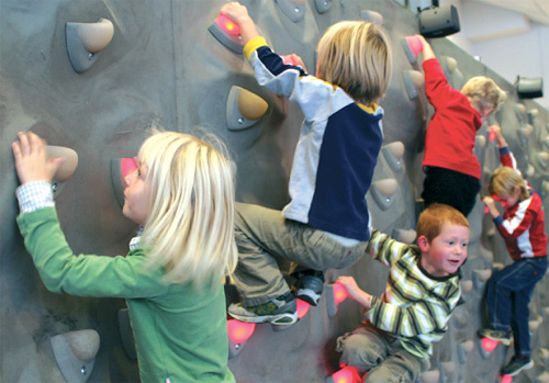 digiwall DigiWall Interactive Climbing Wall (Image courtesy the Interactive Institute)