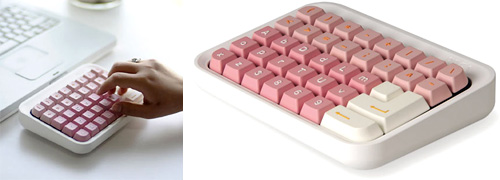 Look@Me Emoticon Keyboard (Images courtesy designboom)
