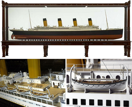 RMS Titanic Scale Model (Images courtesy pucciManuli LLC)