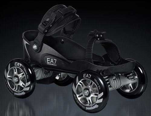 skorpion_quadline Emporio Armani EA-7 Skorpion Quadline Roller Skates (Image courtesy Emporio Armani)