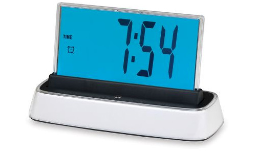 Voice Interactive Alarm Clock (Image courtesy Hammacher Schlemmer)