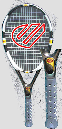Control Freek Dominator Racquet (Image courtesy Inventor Spot)