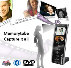 Memorytube Wedding Kiosk (Image courtesy Memorytube Kiosks Ltd.)