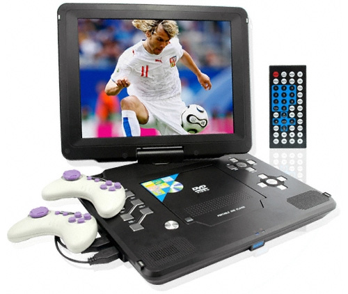 monster_screen_dvd_player1 Monster Screen 12.5 Inch Portable DVD Player with Games (Image courtesy Chinavision)