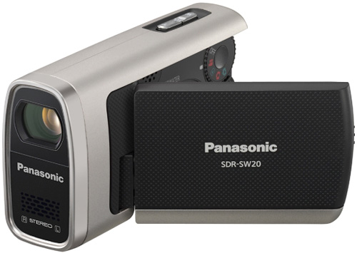 Panasonic SDR-SW20 Camcorder (Image courtesy Panasonic)