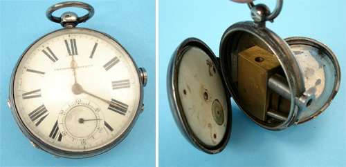 Rare English Patent Curiosa Railroad Pocket Watch Gun (Images courtesy LittleGun.be)