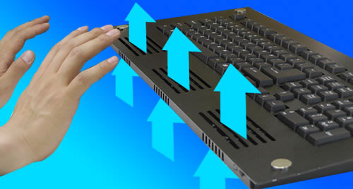 Thanko Cooler USB Keyboard (Image courtesy Fareastgizmos)