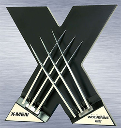 Wolverine Claws Prop Replica (Image courtesy Sideshow Collectibles)