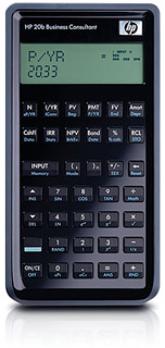HP 20b Business Consultant Financial Calculator (Image courtesy HP)