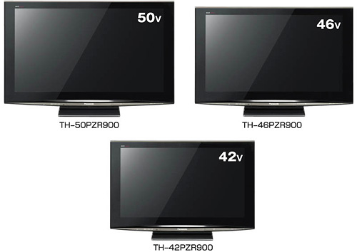 panasonic_plasmas Panasonic PZR900 Plasma TVs (Image courtesy Panasonic)