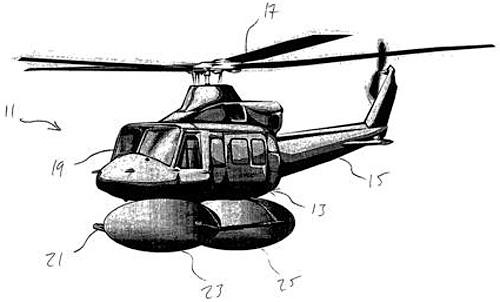 Bell Helicopter Airbag Patent (Image courtesy WIPO)
