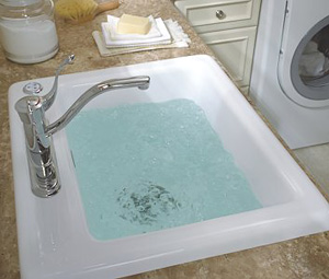 Delicair Laundry Basin (Image courtesy Aquatic Industries)