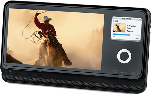 ipod_enlarger The Portable iPod Video Enlarger And DVD Player (Image courtesy Hammacher Schlemmer)