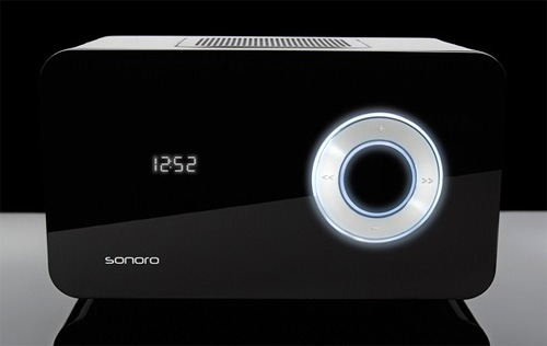 Sonoro Cubo Elements Alarm Clock (Image courtesy Sonoro Audio)