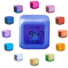 Aurora Color Changing Clock (Image courtesy Science Museum London)
