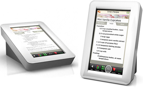 Demy Digital Recipe Reader (Images courtesy Key Ingredient Corp.)