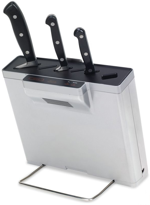 Germ Eliminating Knife Block (Image courtesy Hammacher Schlemmer)