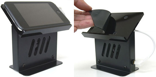Bird-Electron EZ-18B iPod Touch Speaker Stand (Images courtesy AudioCubes)