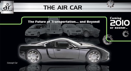 Magnetic Air Car Concept (Image courtesy Magnetic Air Cars Inc.)