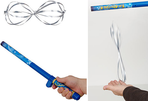 Fly Stick Van de Graaff Levitation Wand (Images courtesy ThinkGeek)
