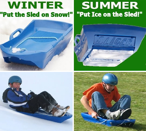SLICER All-Season Sled (Image courtesy Ice Meister)