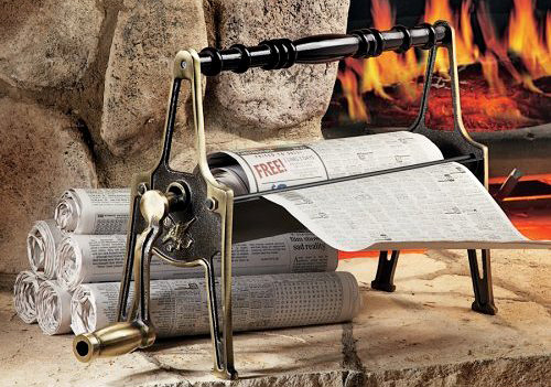 Newspaper Log Roller (Image courtesy Amazon.com)