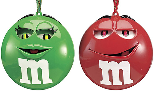 M&M'S Musical Ornaments (Image courtesy Catalog Favorites)