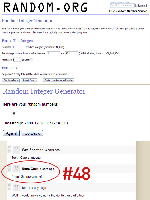 Random.org (Image courtesy Random.org)
