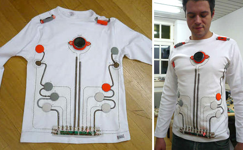 toy_piano_shirt Wearable Toy Piano (Images courtesy Instructables - mikamika)