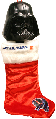 Star Wars Darth Vader Head Stocking With Sound (Image courtesy Wicked Cool Stuff)