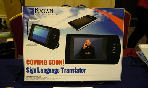 Krown Sign Language Translator (Image property of OhGizmo!)