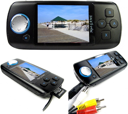 mp4_handheld MP4 Handheld NES Emulator 2.4 Inch Screen + AV Out - 2GB (Images courtesy Chinavasion)