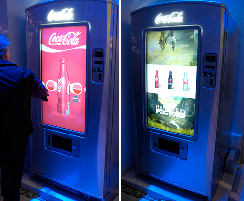 samsung_uvending Samsung uVending Coke Machine (Image property of OhGizmo!)