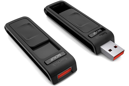 SanDisk Ultra Backup USB Flash Drive (Image courtesy Uncrate)
