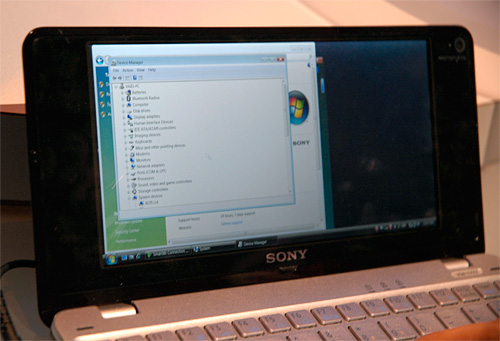 VAIO P Series Lifestyle PC (Image property of OhGizmo!)