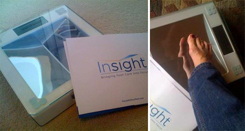 Insight Foot Care Scale (Images courtesy Diabetes Mine)