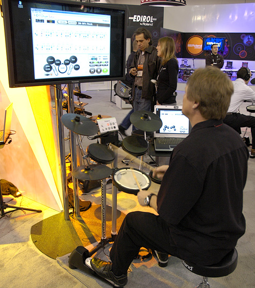 Roland DT-HD1 Drum Tutor (Image property of OhGizmo!)