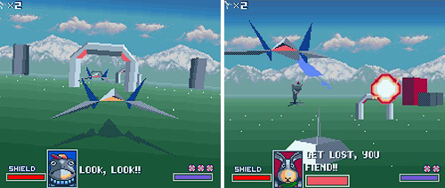 star fox gameplay