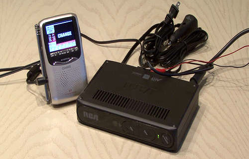 iPhone 4 and digital AV adapter.